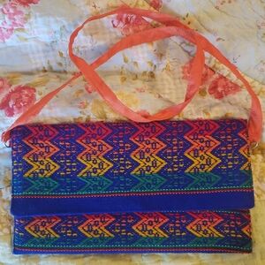 Southwestern Rainbow Clutch Purse